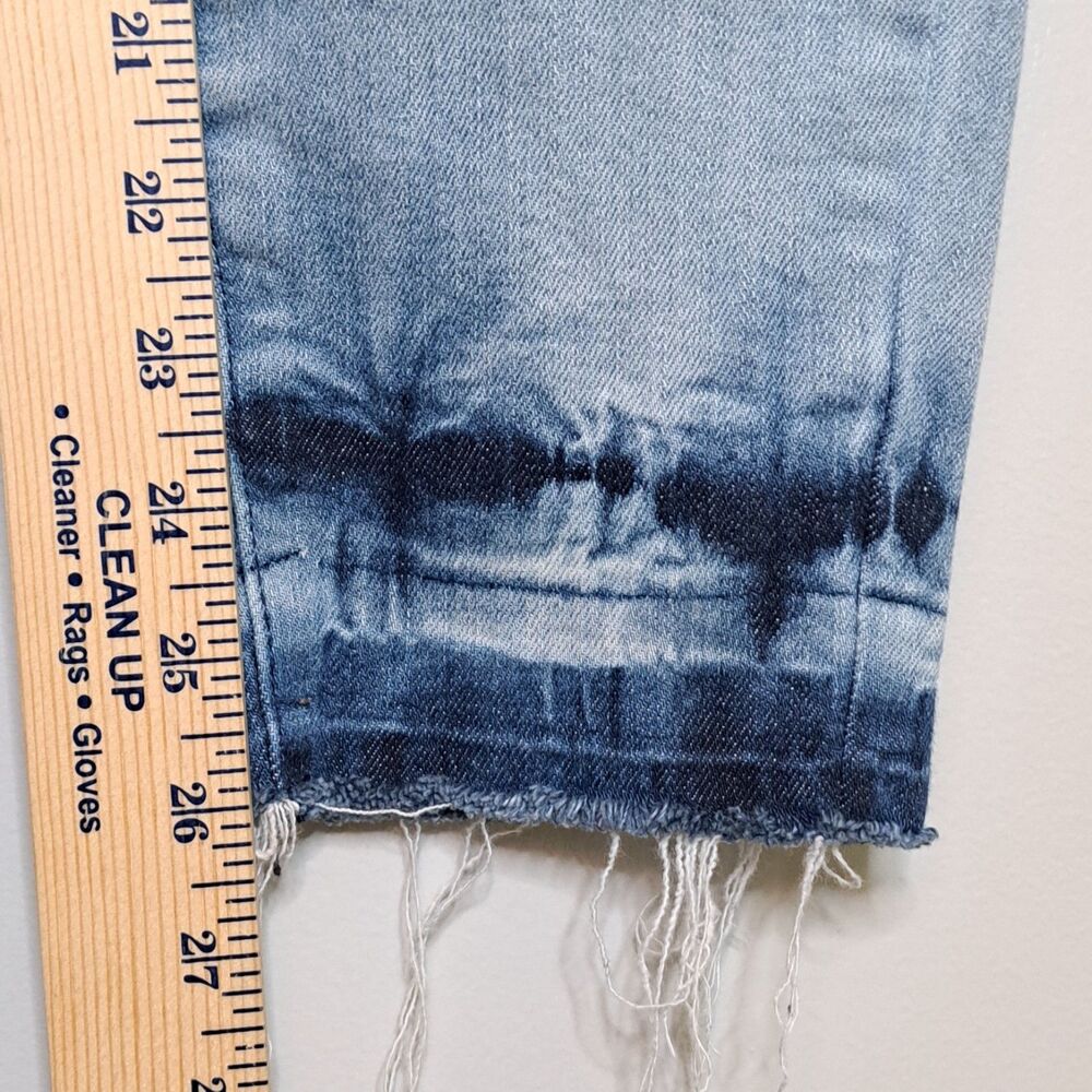 Judy Blue Womens Skinny Fit Stretch Fringe Ankle Jeans 11 30 (32x26) - Picture 8 of 10